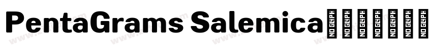 PentaGrams Salemica最后一个字体的名字字体转换
